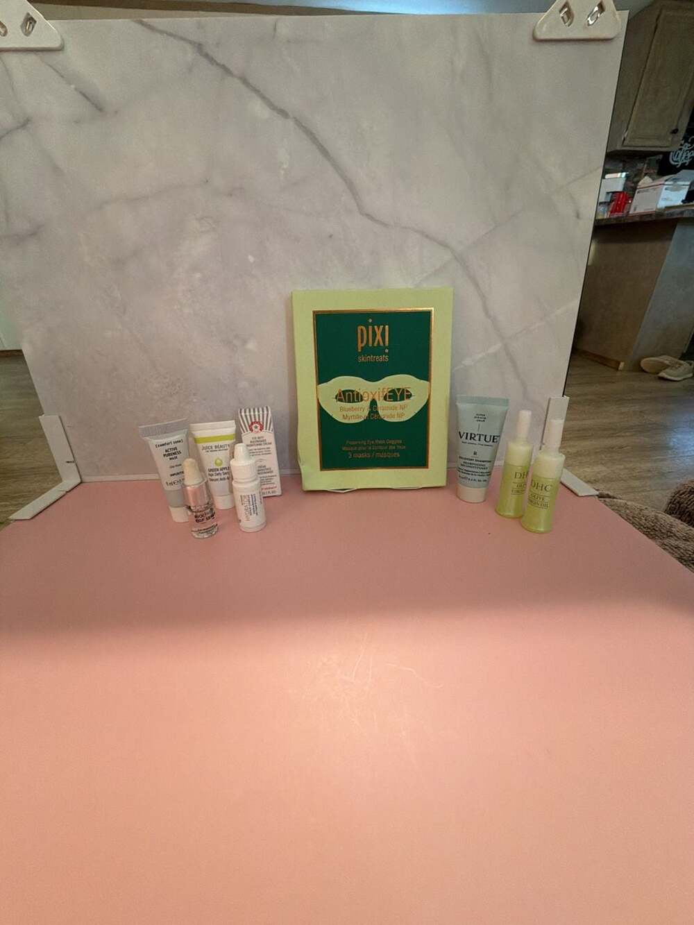Mixed Skincare and Haircare Sample Lot - Pixi, DHC, Virtue, Juice Beauty